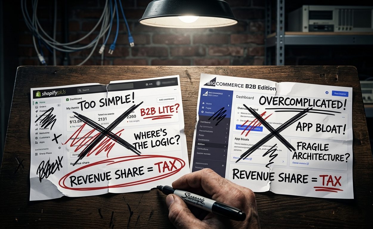 Shopify Plus vs BigCommerce B2B